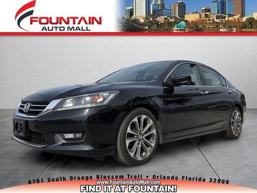 Black 2015 Honda Accord Sport