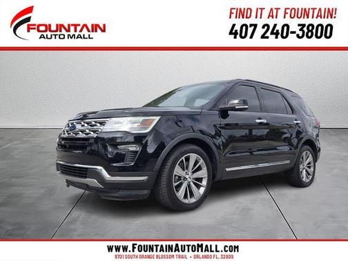 Shadow Black 2018 Ford Explorer Limited