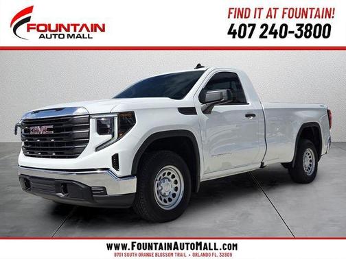 Summit White 2025 GMC Sierra 1500 Pro