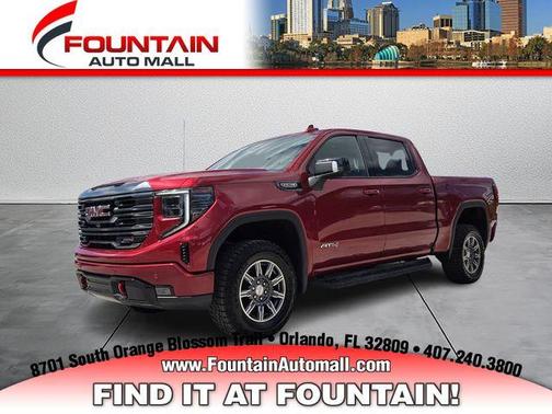 Volcanic Red 2024 GMC Sierra 1500 AT4