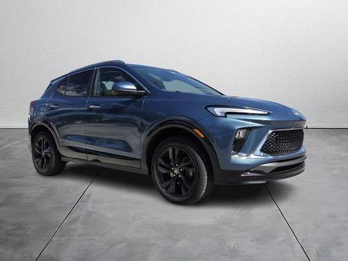 Ocean Blue Metallic 2024 Buick Encore GX Sport Touring