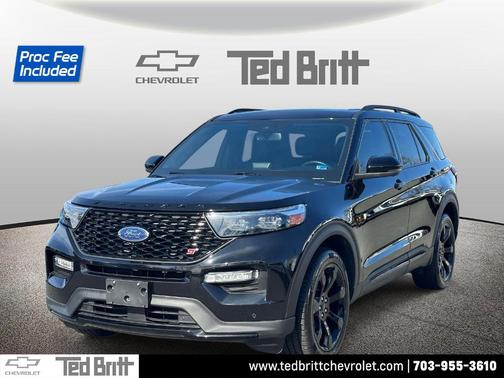 Agate Black Metallic 2023 Ford Explorer ST