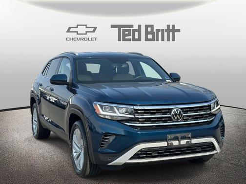 Tourmaline Blue Metallic 2022 Volkswagen Atlas Cross Sport 3.6L V6 SE w/Technology