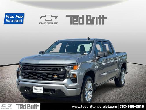 Sterling Gray Metallic 2024 Chevrolet Silverado 1500 Custom
