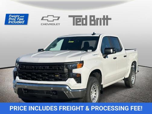 Summit White 2026 Chevrolet Silverado 1500 WT