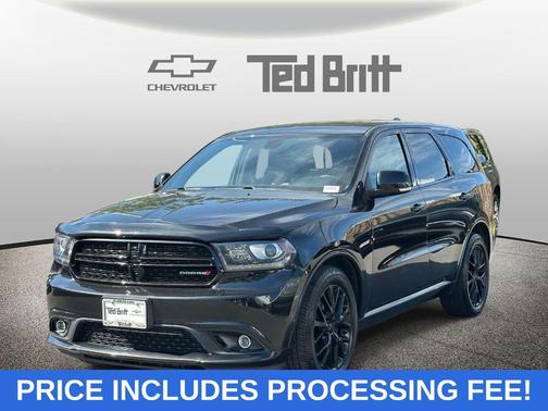 Brilliant Black Crystal Pearlcoat 2015 Dodge Durango R/T