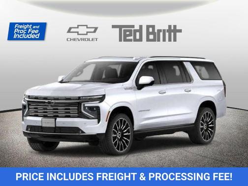 Polar White 2026 Chevrolet Suburban High Country