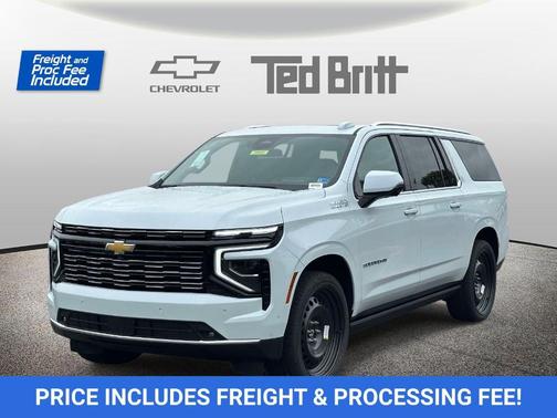 Polar White 2026 Chevrolet Suburban High Country