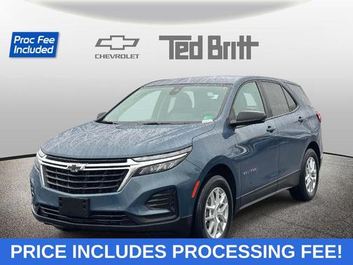 Lakeshore Blue Metallic 2024 Chevrolet Equinox LS