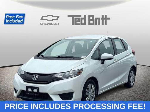 White 2017 Honda Fit LX