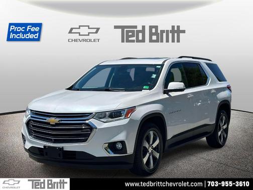 Pearl 2021 Chevrolet Traverse LT Leather