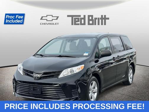 Midnight Black 2020 Toyota Sienna L