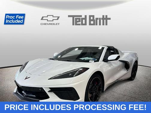 Arctic White 2025 Chevrolet Corvette Stingray w/2LT