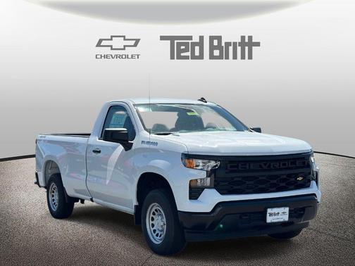 Summit White 2026 Chevrolet Silverado 1500 WT