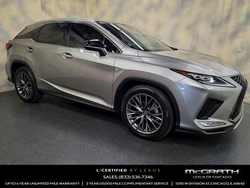 Atomic Silver 2022 Lexus RX 350 F SPORT Handling