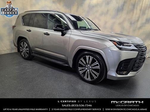 Atomic Silver 2025 Lexus LX 600 Luxury