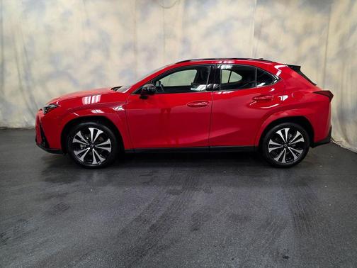 Redline with Obsidian Roof 2025 Lexus UX 300h F SPORT Design