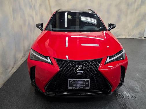 Redline with Obsidian Roof 2025 Lexus UX 300h F SPORT Design