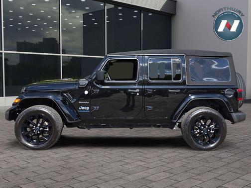 Black Clearcoat 2024 Jeep Wrangler 4xe Sahara