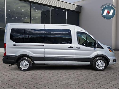 Ingot Silver Metallic 2024 Ford Transit-350 XLT