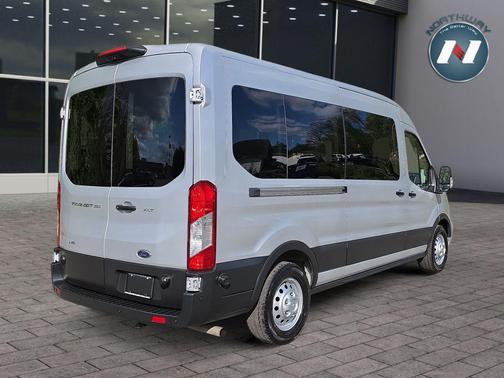 Ingot Silver Metallic 2024 Ford Transit-350 XLT