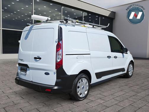 Frozen White 2020 Ford Transit Connect XL Cargo Van