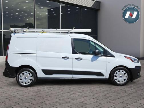 Frozen White 2020 Ford Transit Connect XL Cargo Van