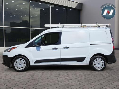 Frozen White 2020 Ford Transit Connect XL Cargo Van