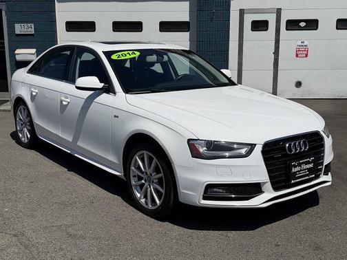 WHITE 2014 Audi A4 2.0T Premium Plus