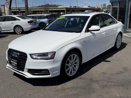 WHITE 2014 Audi A4 2.0T Premium Plus