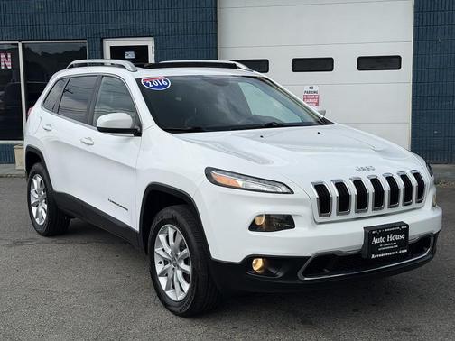 Bright White Clearcoat 2016 Jeep Cherokee Limited