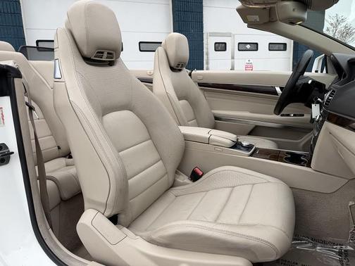 WHITE 2014 Mercedes-Benz E-Class CABRIOLET E350