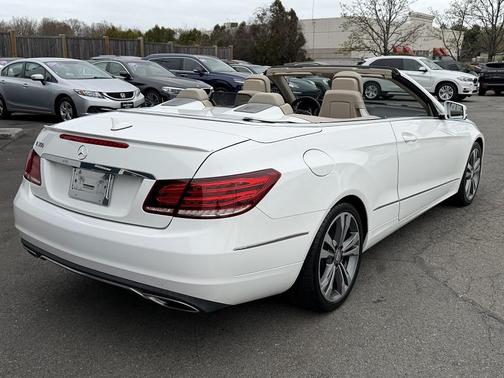 WHITE 2014 Mercedes-Benz E-Class CABRIOLET E350