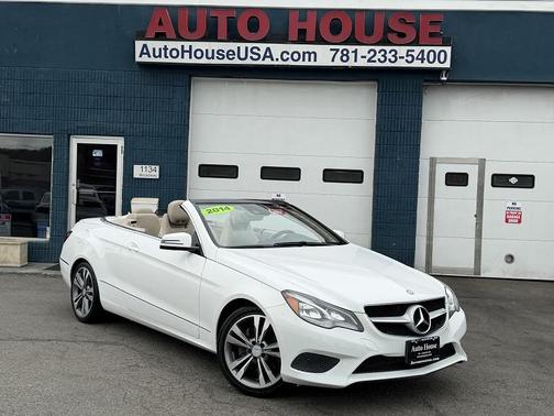 WHITE 2014 Mercedes-Benz E-Class CABRIOLET E350