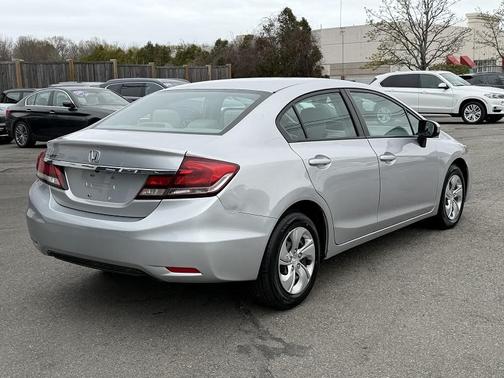 Alabaster Silver Metallic 2015 Honda Civic LX