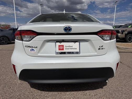 Wind Chill Pearl 2025 Toyota Corolla Hybrid LE