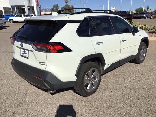 Blizzard Pearl 2021 Toyota RAV4 Hybrid Limited