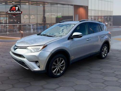 Silver 2018 Toyota RAV4 Hybrid Limited