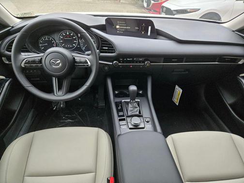 Snowflake White Pearl Mica 2026 Mazda Mazda3 FWD w/Preferred Package