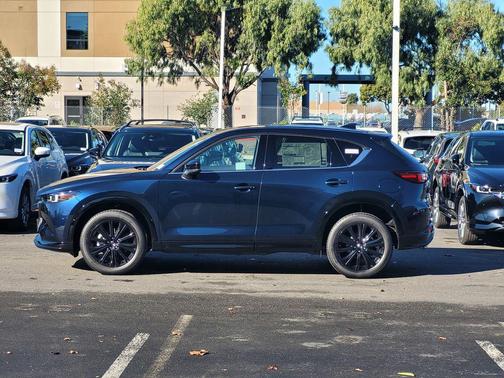 Deep Crystal Blue Mica 2025 Mazda CX-5 2.5 Turbo Premium
