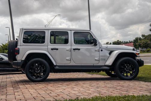 Silver 2023 Jeep Wrangler 4xe Sahara