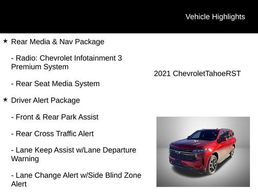 2021 Chevrolet Tahoe 4WD RST
