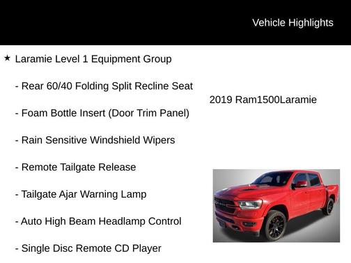 2019 RAM 1500 Laramie