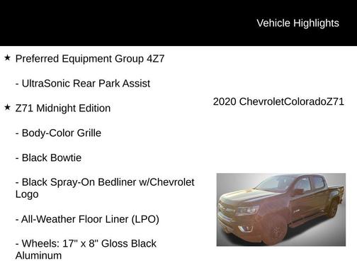 2020 Chevrolet Colorado Z71