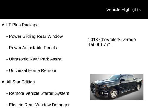 2018 Chevrolet Silverado 1500 2LT