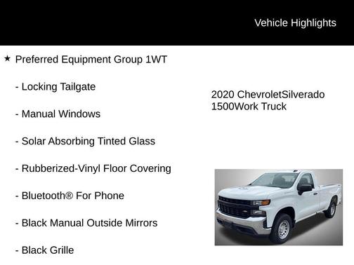 2020 Chevrolet Silverado 1500 WT