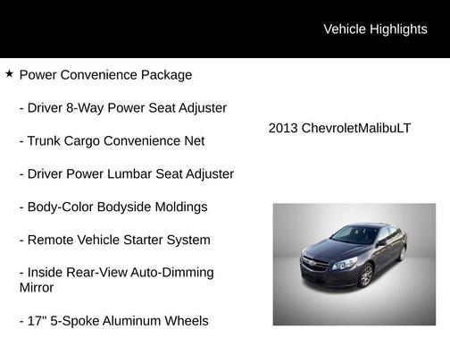 2013 Chevrolet Malibu 1LT