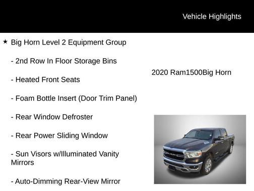 2020 RAM 1500 Big Horn/Lone Star