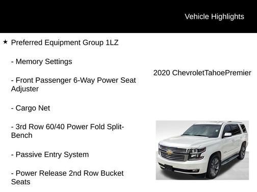 2020 Chevrolet Tahoe Premier