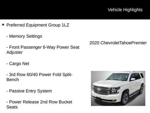 2020 Chevrolet Tahoe Premier